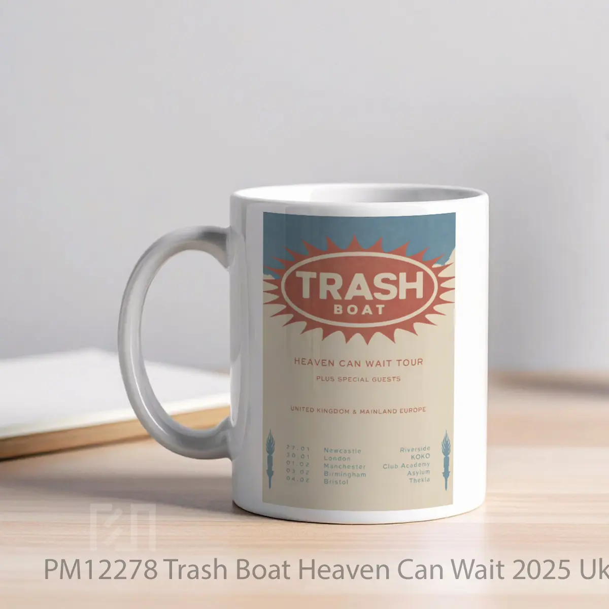 Mug Trash Boat Heaven Can Wait 2025 Uk Tour MPM12278 - All-side / Desain