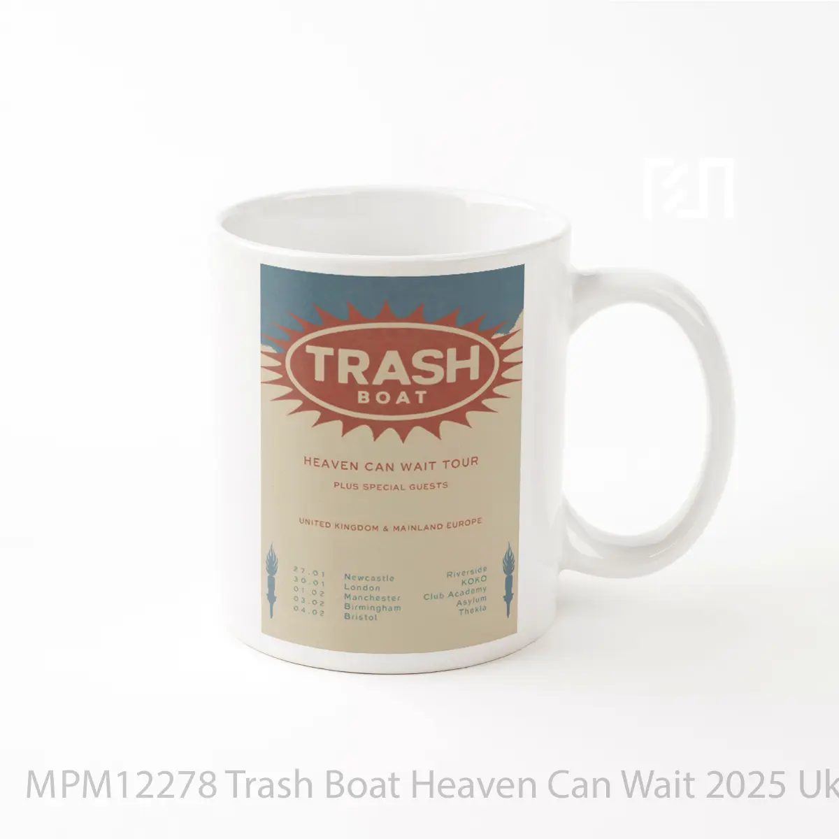 Mug Trash Boat Heaven Can Wait 2025 Uk Tour MPM12278