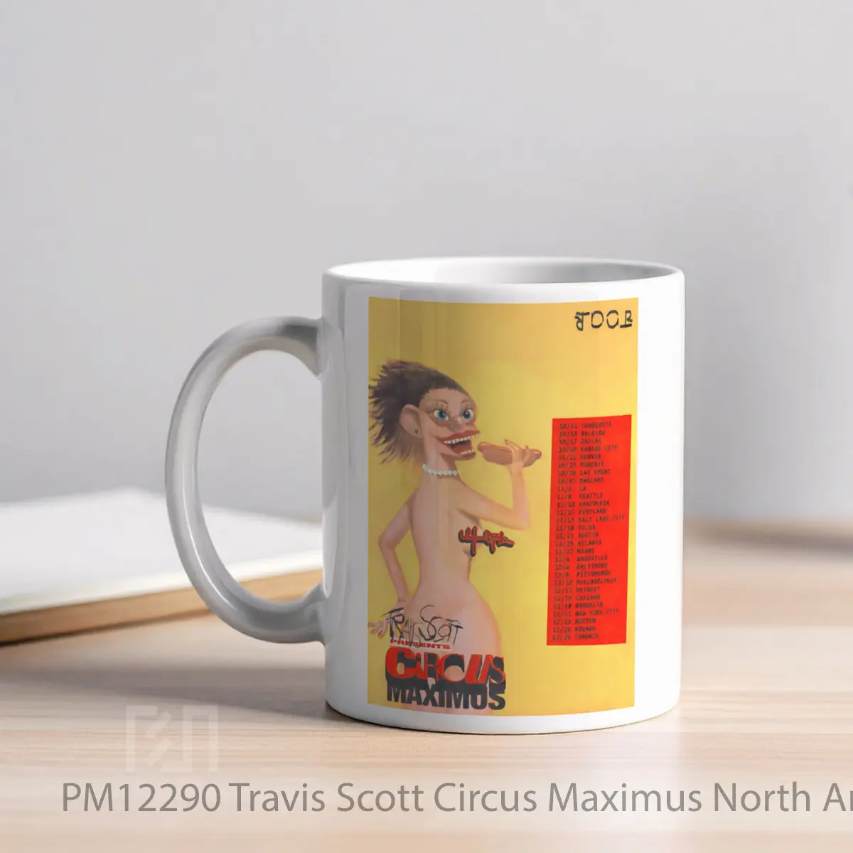 Mug Travis Scott Circus Maximus North America Tour 2023 MPM12290 - All-side / Desain