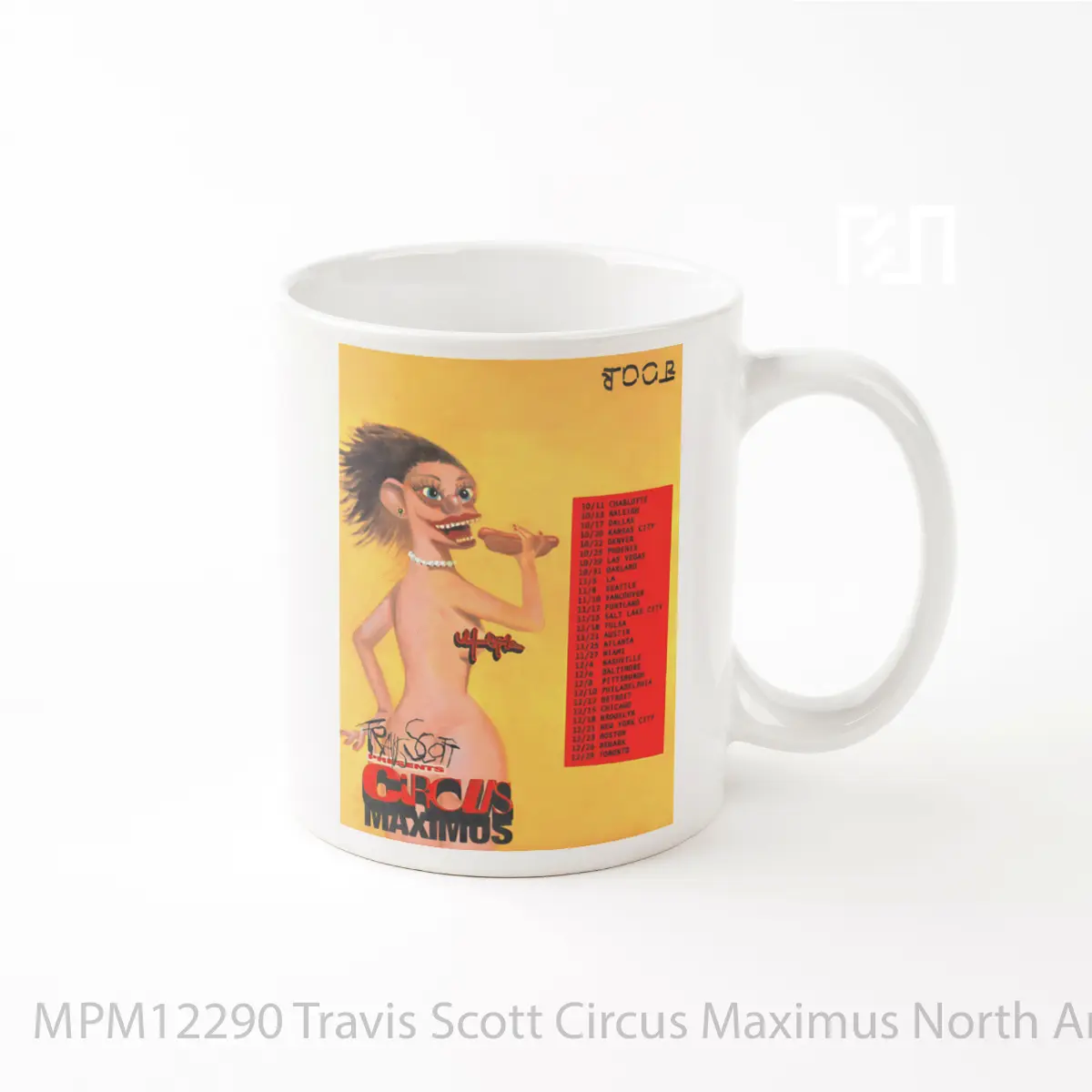 Mug Travis Scott Circus Maximus North America Tour 2023 MPM12290