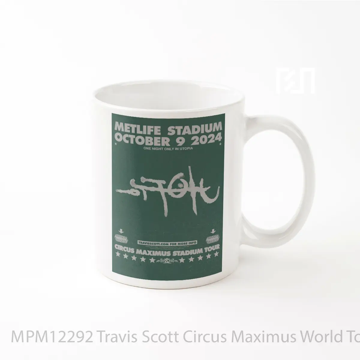 Mug Travis Scott Circus Maximus World Tour 2024 East Coast MPM12292