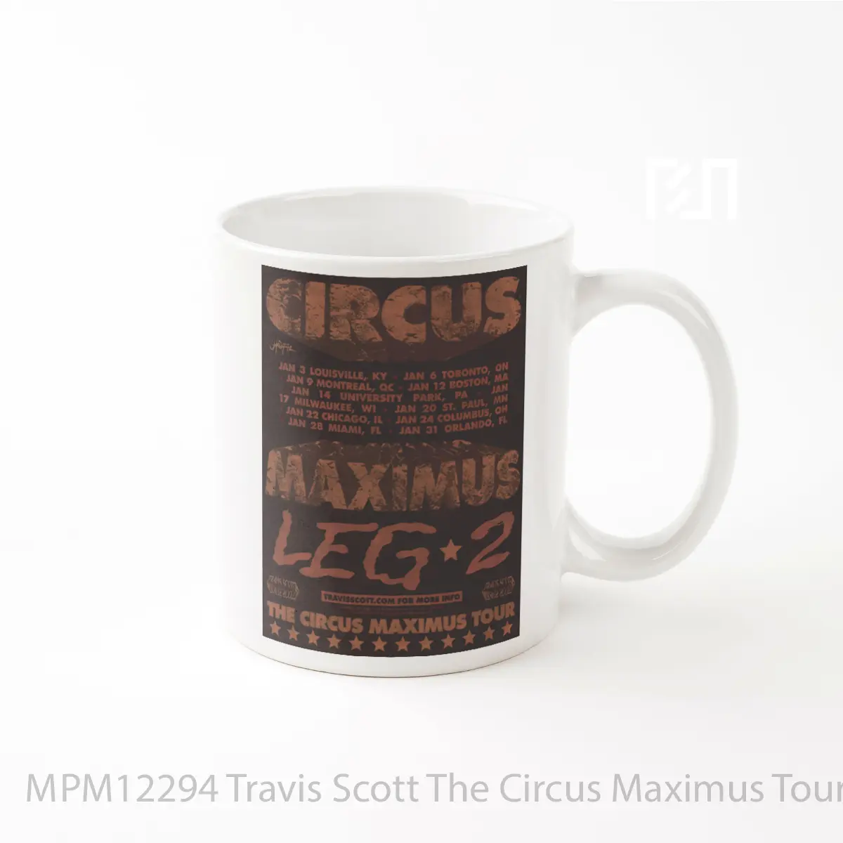 Mug Travis Scott The Circus Maximus Tour MPM12294