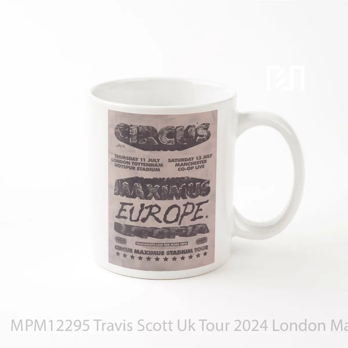 Mug Travis Scott Uk Tour 2024 London Manchester MPM12295