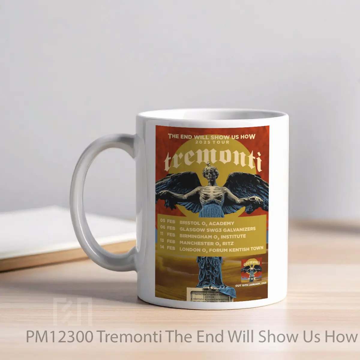 Mug Tremonti The End Will Show Us How 2025 Uk Tour MPM12300 - All-side / Desain