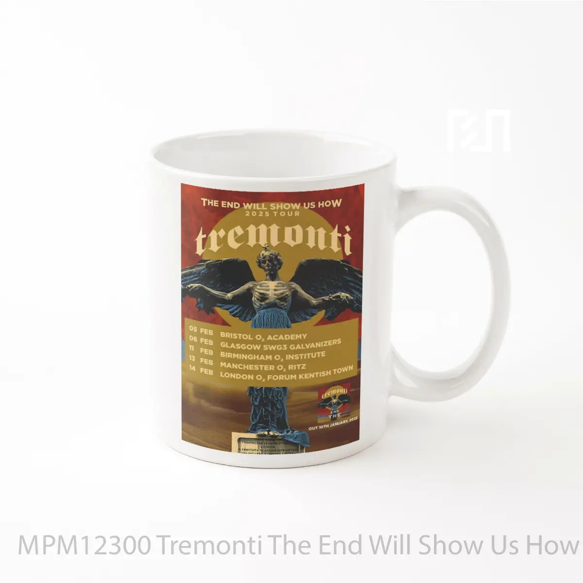 Mug Tremonti The End Will Show Us How 2025 Uk Tour MPM12300