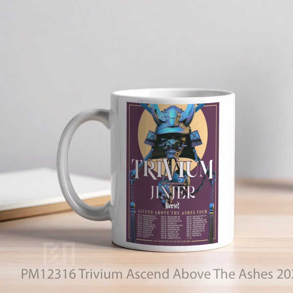 Mug Trivium Ascend Above The Ashes 2025 North America MPM12316 - All-side / Desain