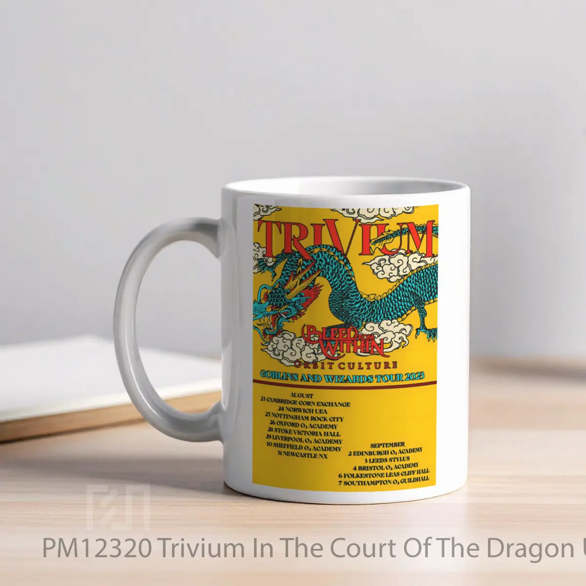 Mug Trivium In The Court Of The Dragon Uk Tour 2023 MPM12320 - All-side / Desain