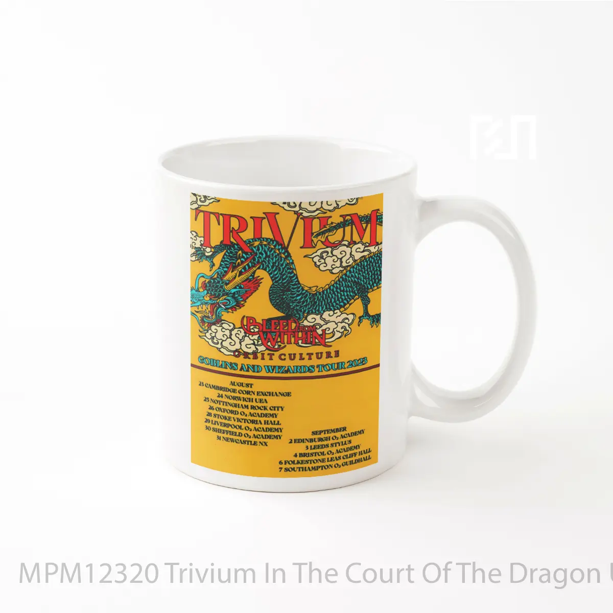 Mug Trivium In The Court Of The Dragon Uk Tour 2023 MPM12320