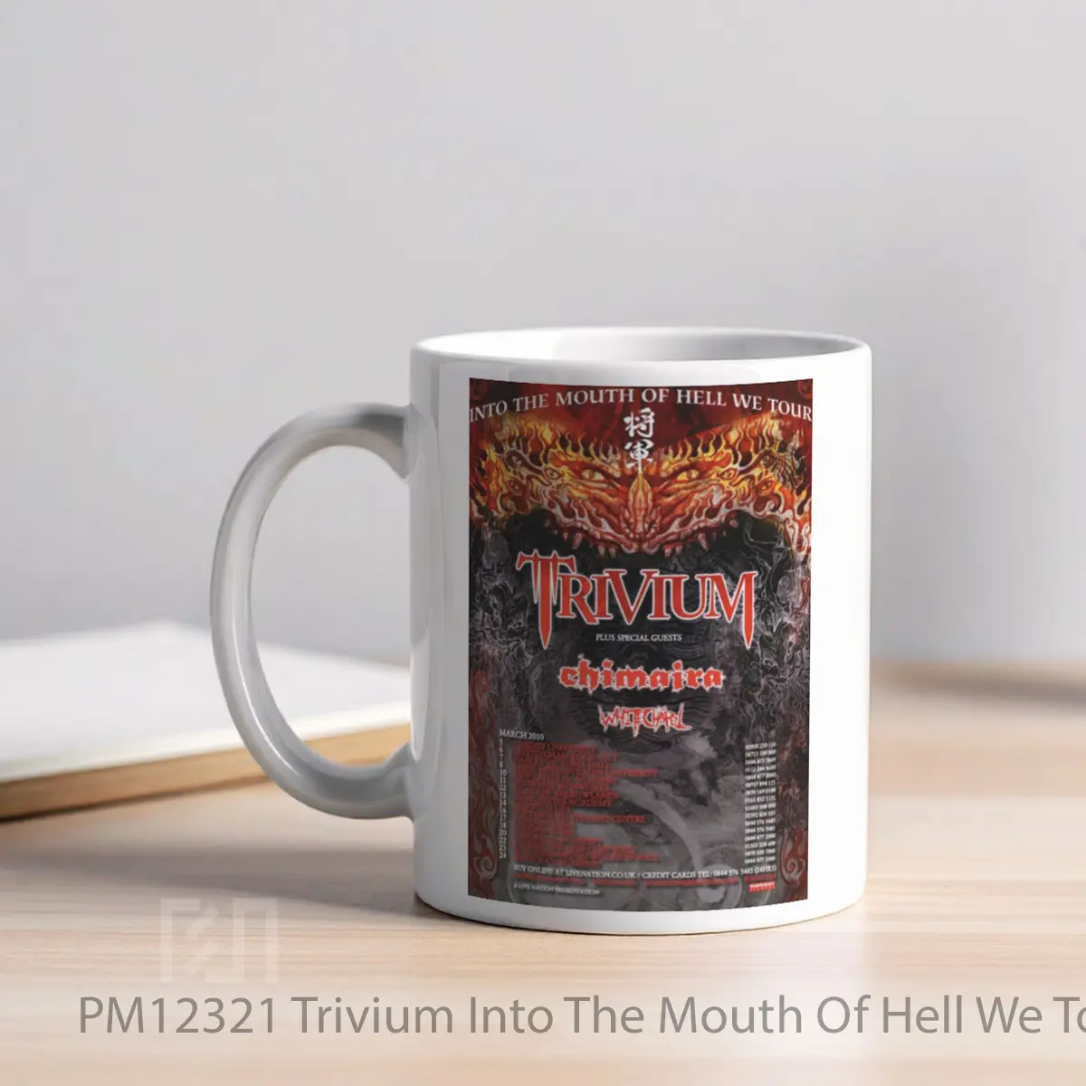 Mug Trivium Into The Mouth Of Hell We Tour 2010 MPM12321 - All-side / Desain