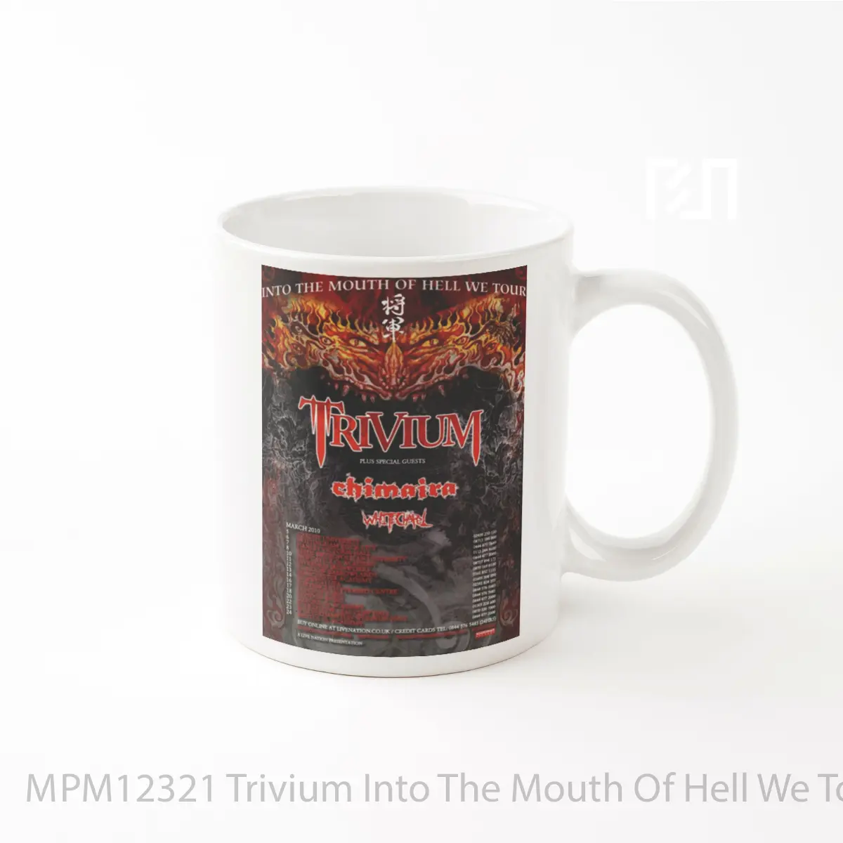 Mug Trivium Into The Mouth Of Hell We Tour 2010 MPM12321