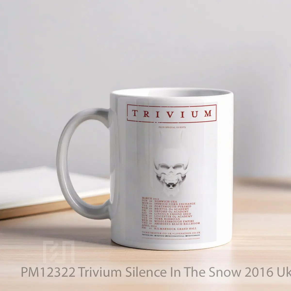 Mug Trivium Silence In The Snow 2016 Uk Tour MPM12322 - All-side / Desain