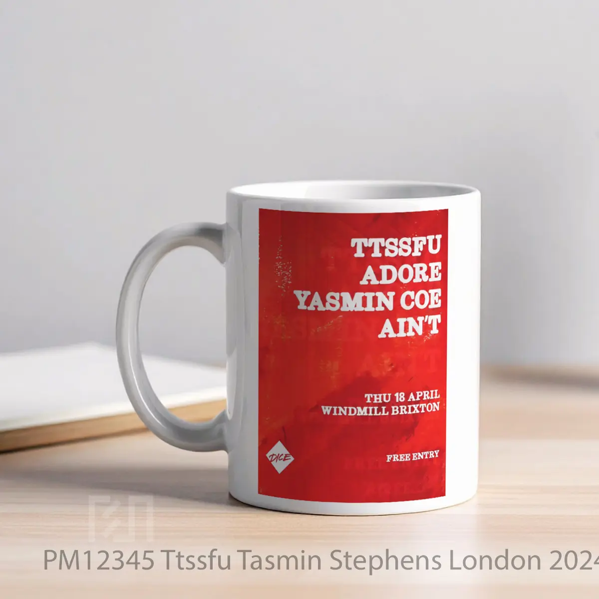 Mug Ttssfu Tasmin Stephens London 2024 MPM12345 - All-side / Desain