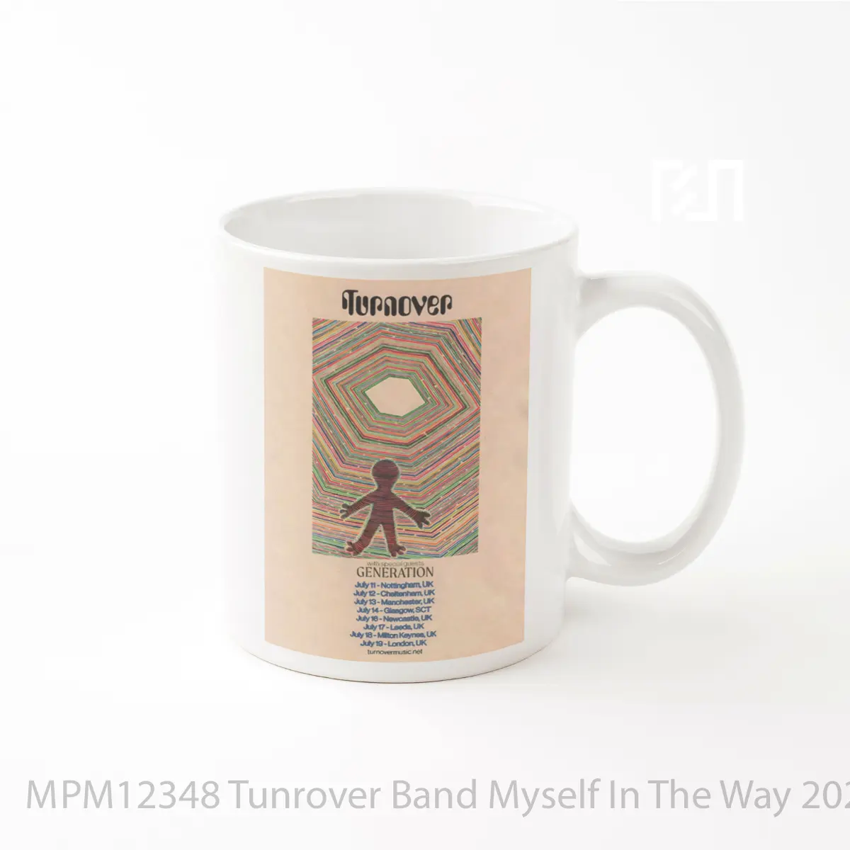 Mug Tunrover Band Myself In The Way 2024 Uk Tour Pos MPM12348