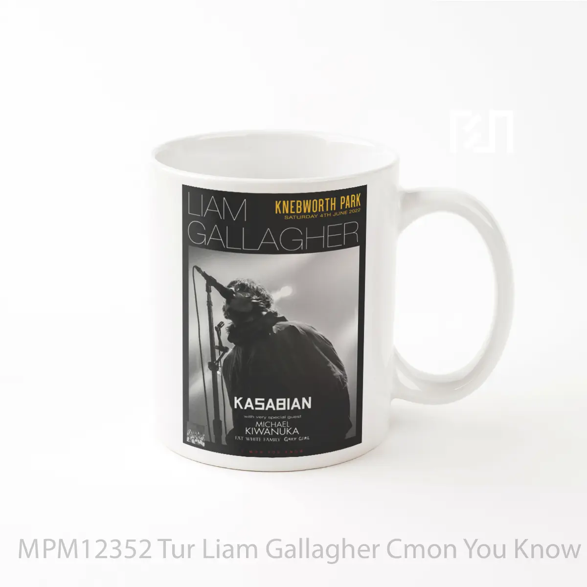 Mug Tur Liam Gallagher Cmon You Know 2022 Knebworth MPM12352