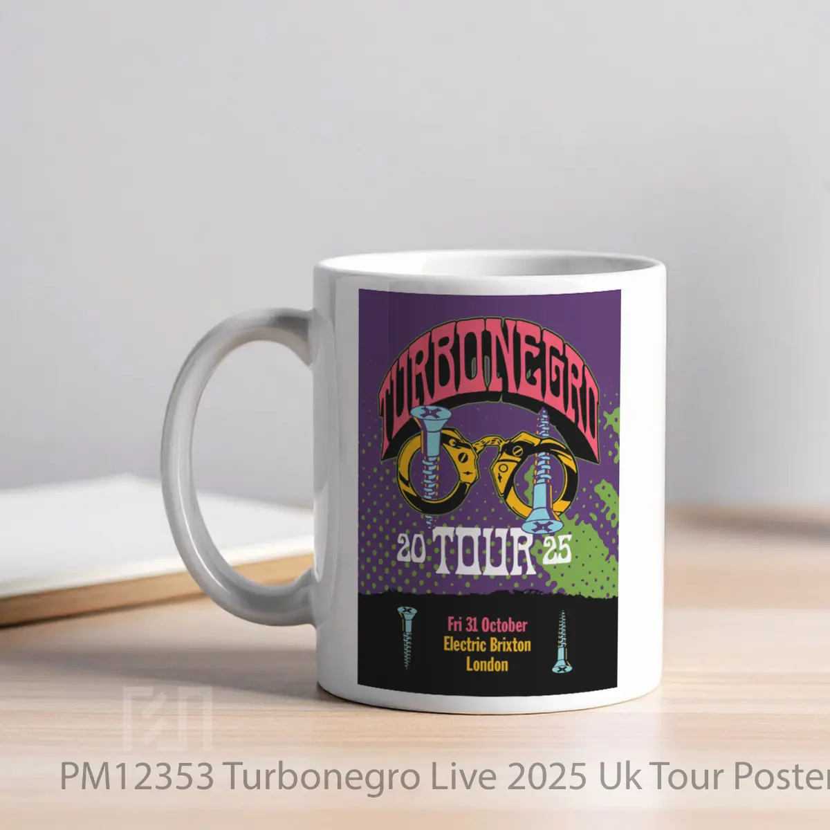 Mug Turbonegro Live 2025 Uk Tour MPM12353 - All-side / Desain