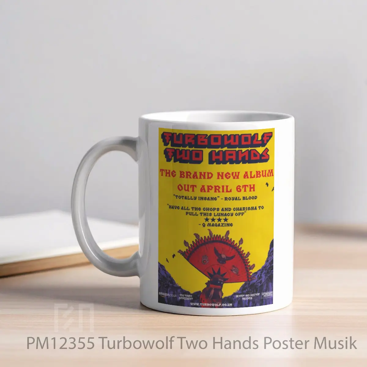 Mug Turbowolf Two Hands MPM12355 - All-side / Desain
