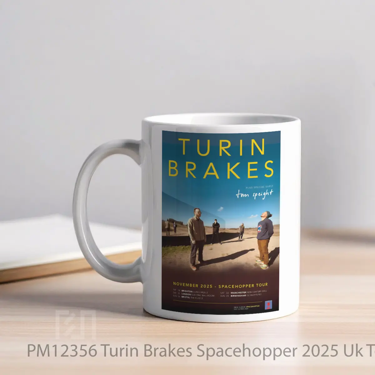 Mug Turin Brakes Spacehopper 2025 Uk Tour MPM12356 - All-side / Desain