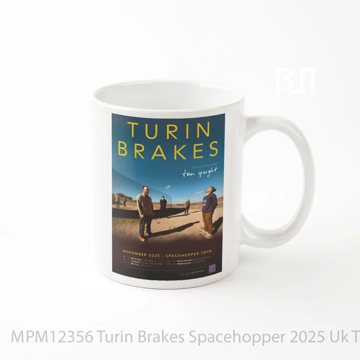 Mug Turin Brakes Spacehopper 2025 Uk Tour MPM12356