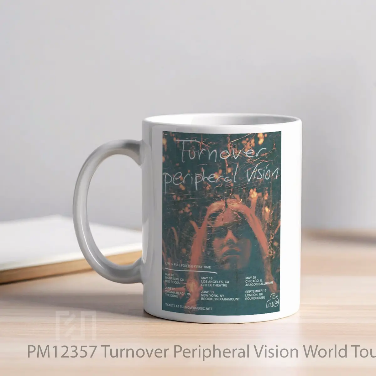 Mug Turnover Peripheral Vision World Tour 2025 MPM12357 - All-side / Desain