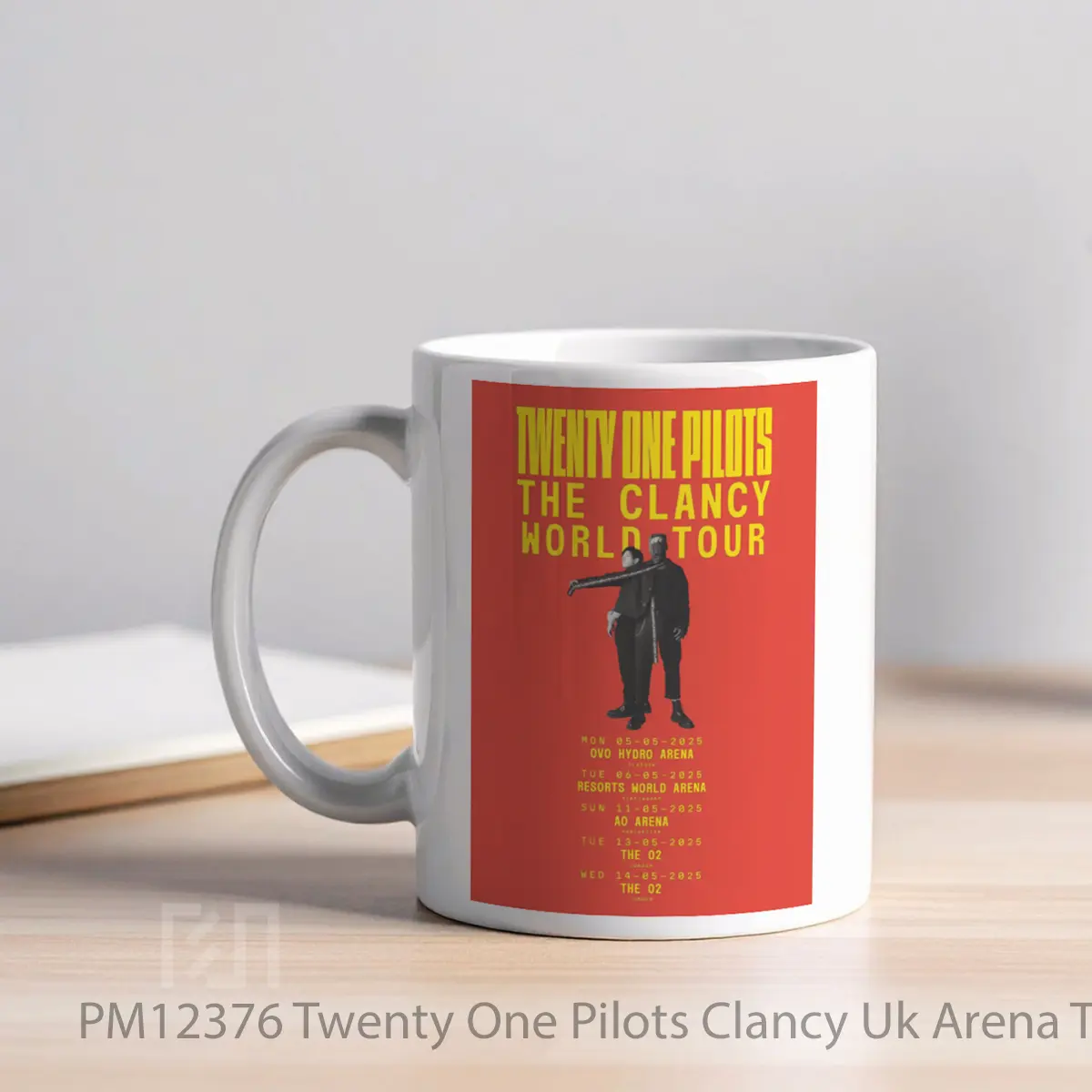Mug Twenty One Pilots Clancy Uk Arena Tour 2025 MPM12376 - All-side / Desain