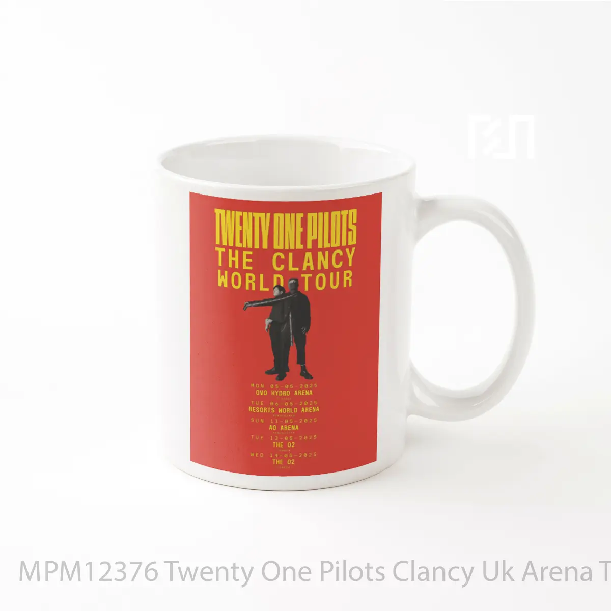 Mug Twenty One Pilots Clancy Uk Arena Tour 2025 MPM12376