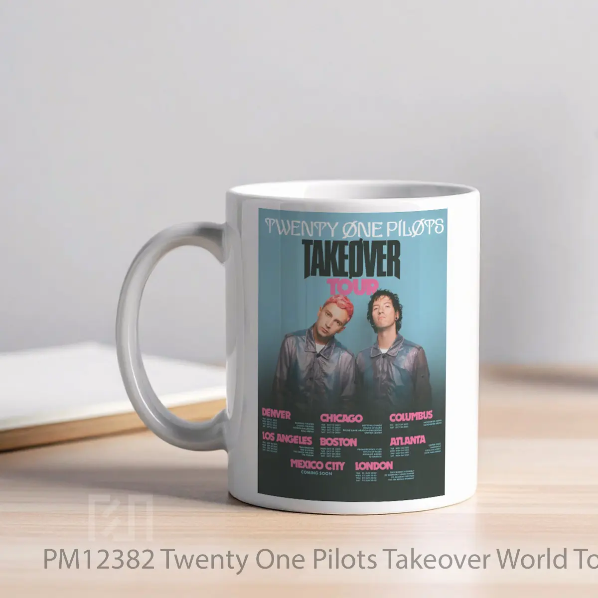 Mug Twenty One Pilots Takeover World Tour 2021 2022 MPM12382 - All-side / Desain