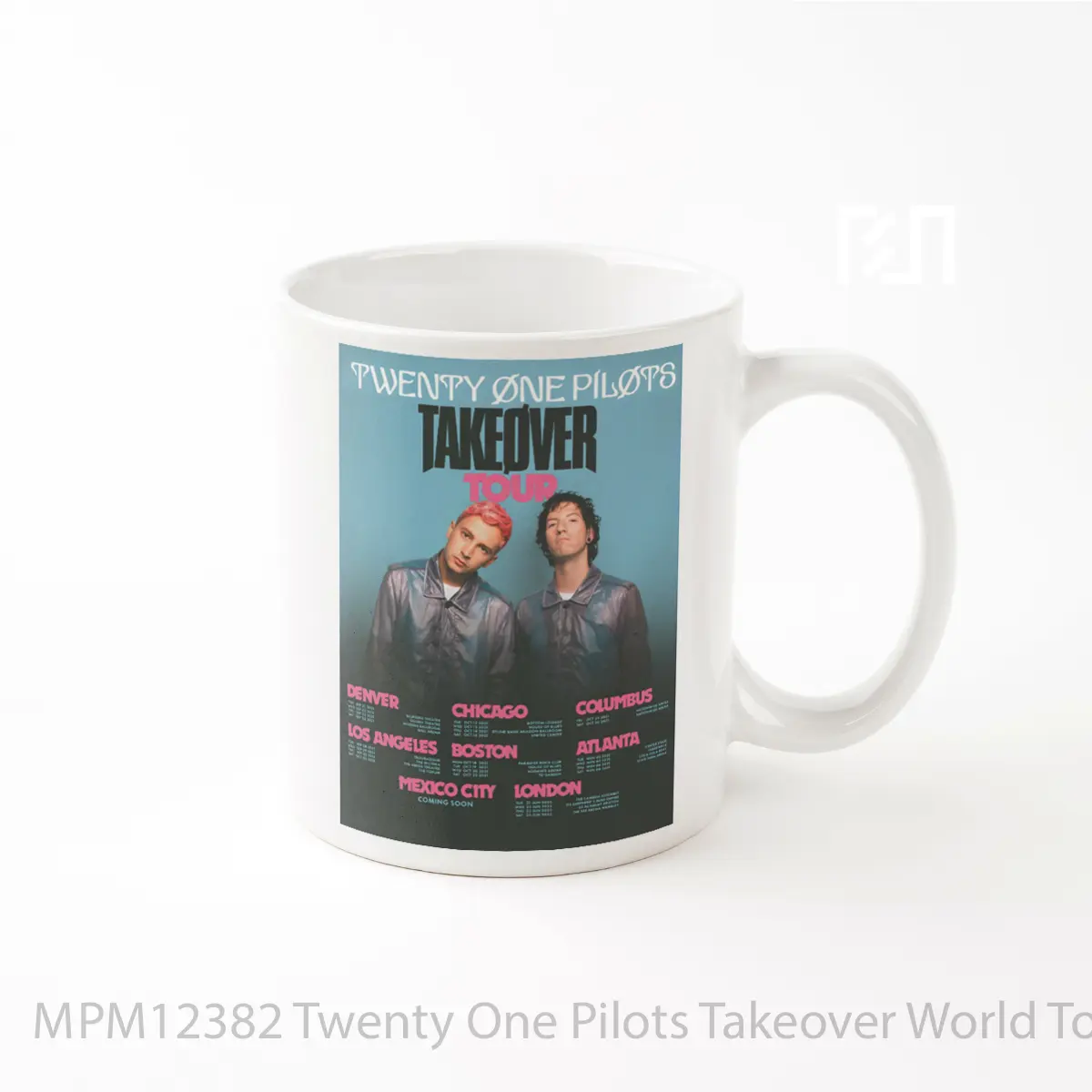 Mug Twenty One Pilots Takeover World Tour 2021 2022 MPM12382
