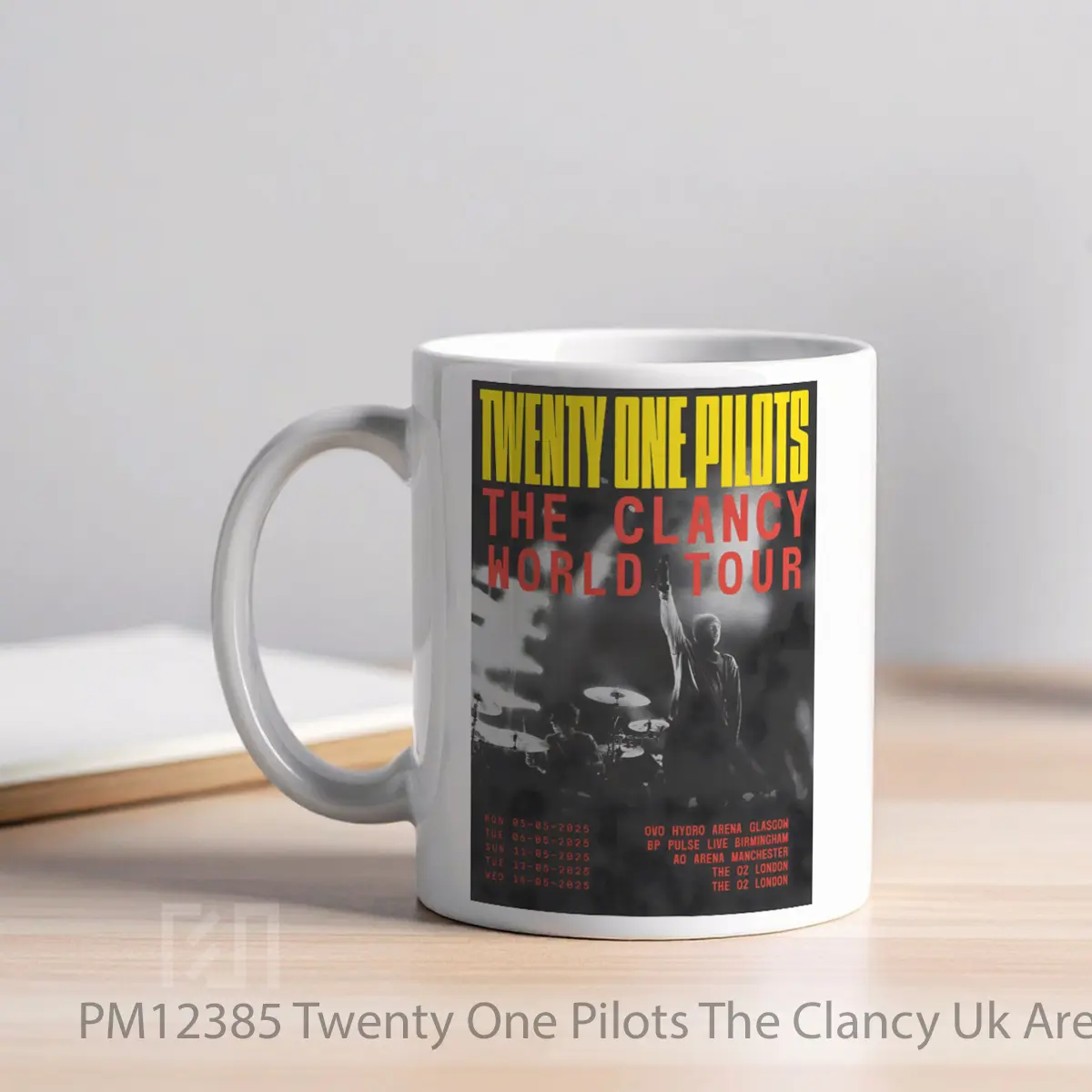 Mug Twenty One Pilots The Clancy Uk Arena Tour 2025 MPM12385 - All-side / Desain