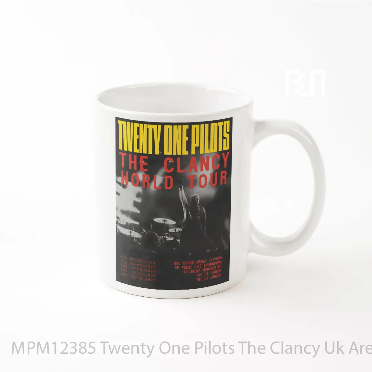 Mug Twenty One Pilots The Clancy Uk Arena Tour 2025 MPM12385