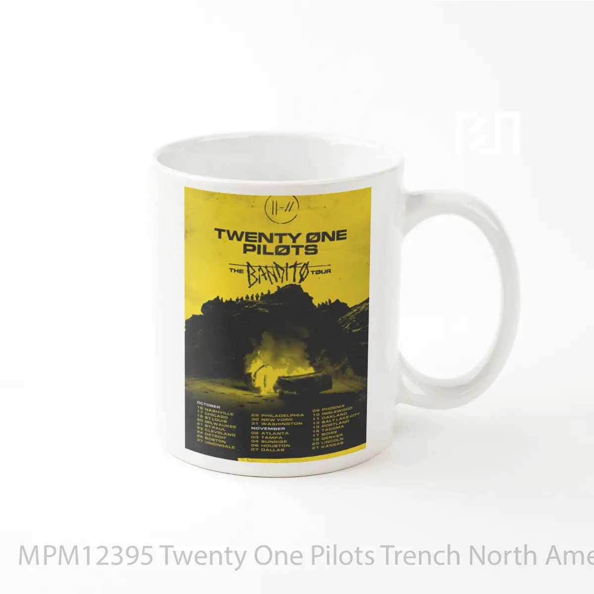 Mug Twenty One Pilots Trench North America Tour 2019 MPM12395