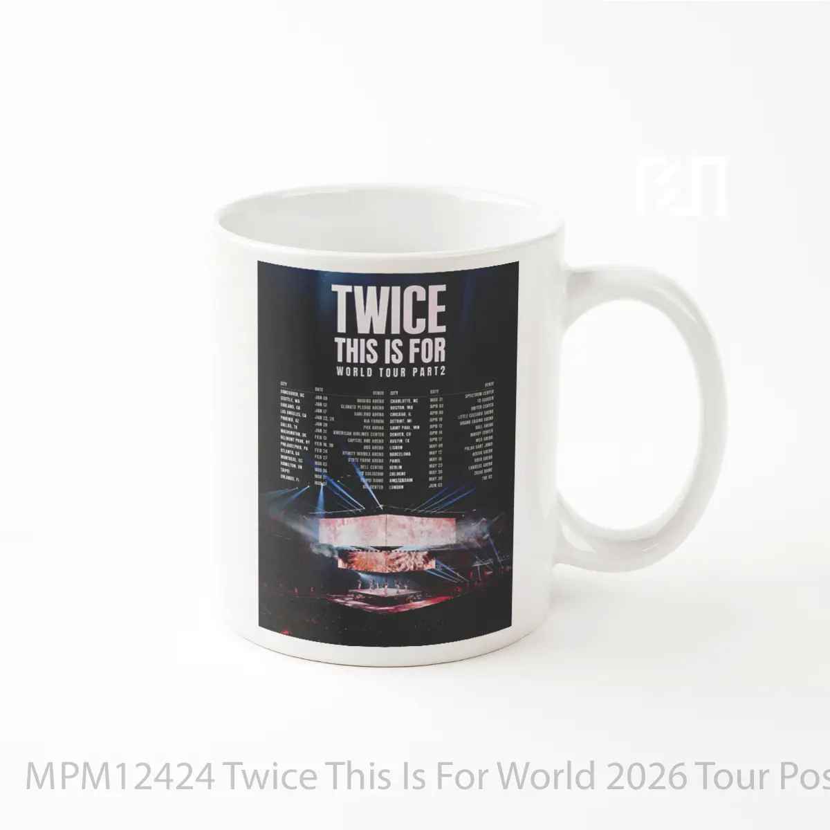 Mug Twice This Is For World 2026 Tour MPM12424