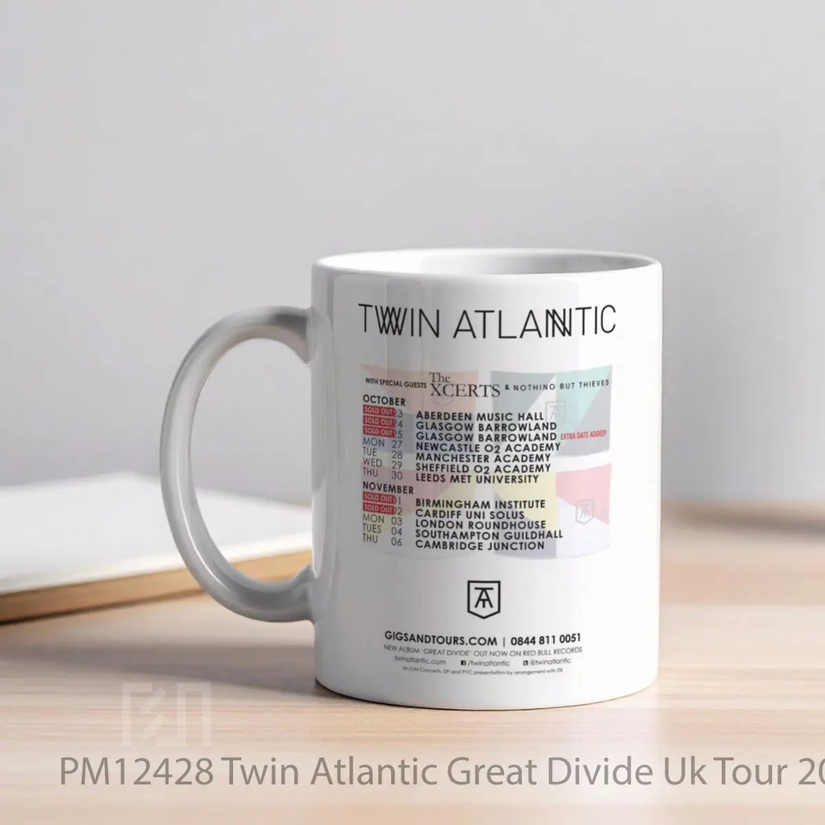 Mug Twin Atlantic Great Divide Uk Tour 2014 MPM12428 - All-side / Desain