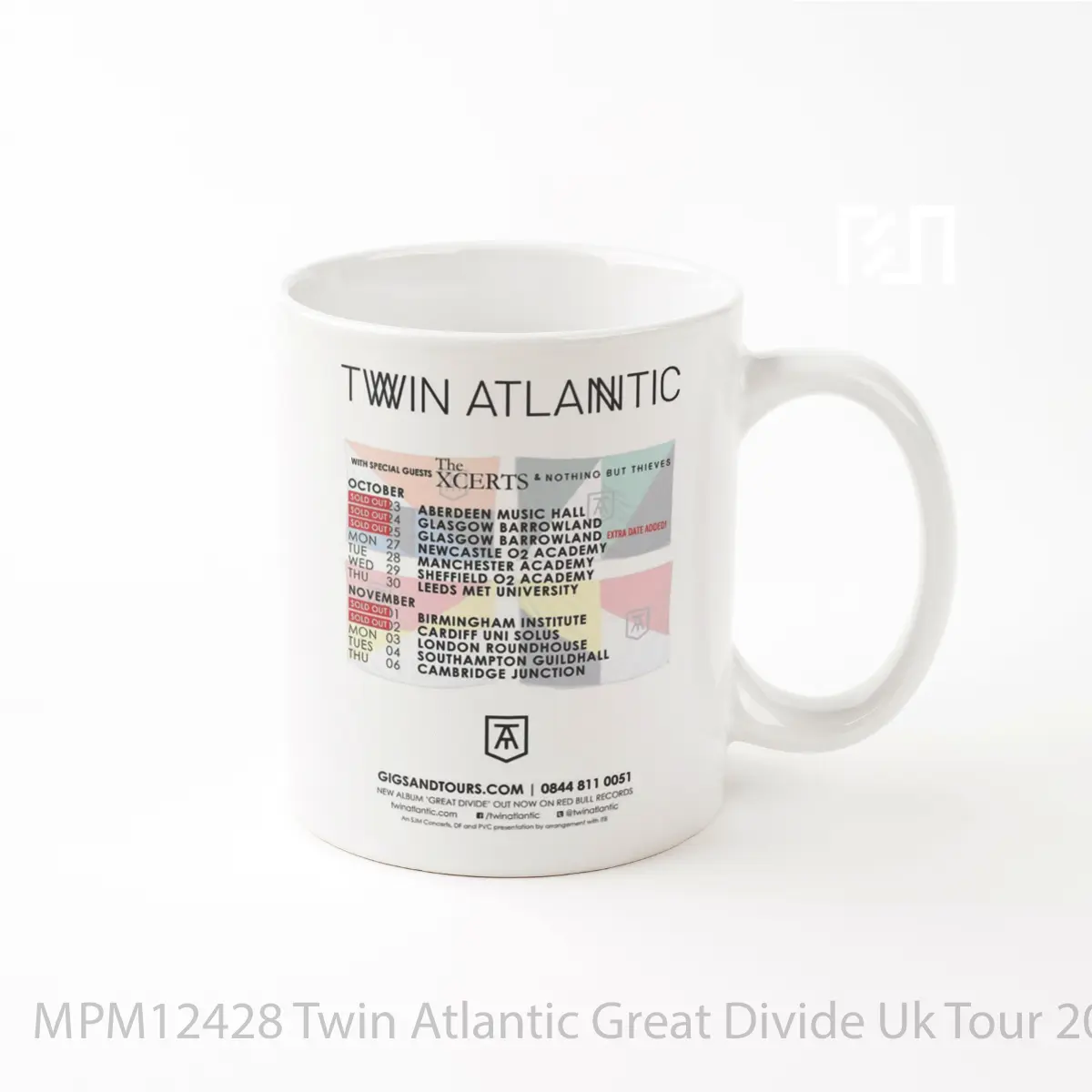Mug Twin Atlantic Great Divide Uk Tour 2014 MPM12428