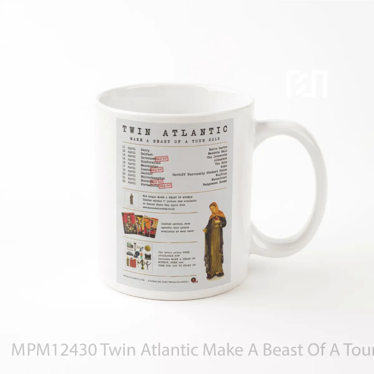 Mug Twin Atlantic Make A Beast Of A Tour 2012 MPM12430