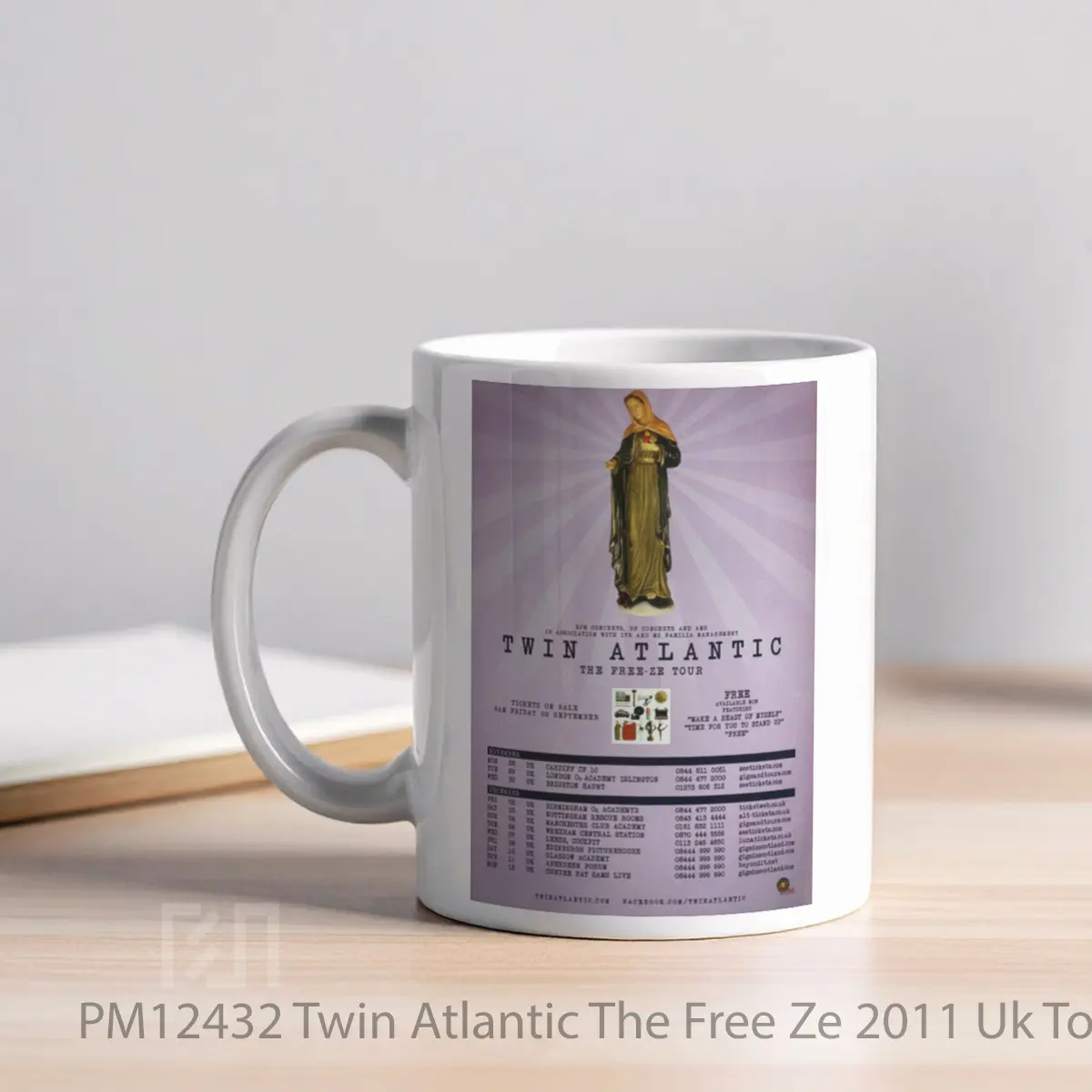Mug Twin Atlantic The Free Ze 2011 Uk Tour MPM12432 - All-side / Desain