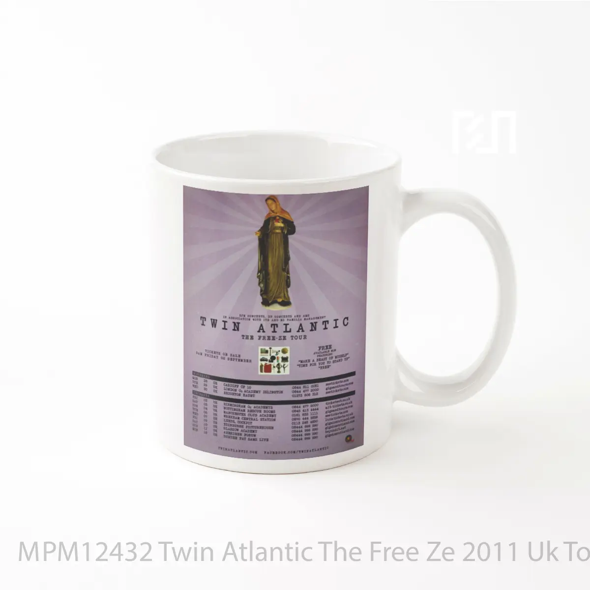Mug Twin Atlantic The Free Ze 2011 Uk Tour MPM12432
