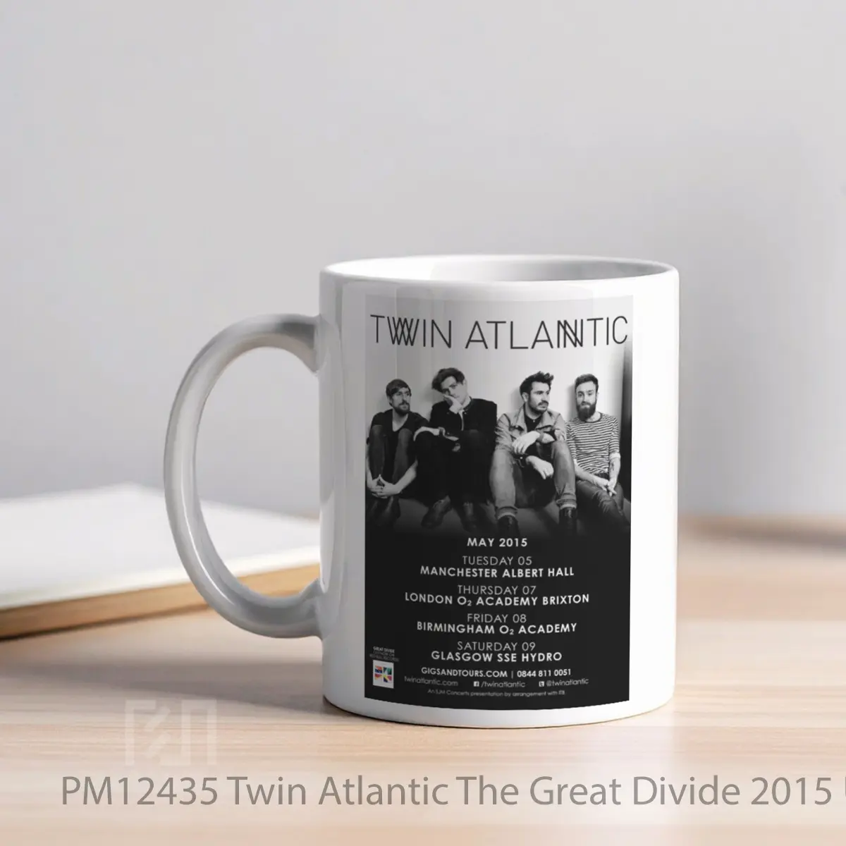 Mug Twin Atlantic The Great Divide 2015 Uk Tour 3 MPM12435 - All-side / Desain