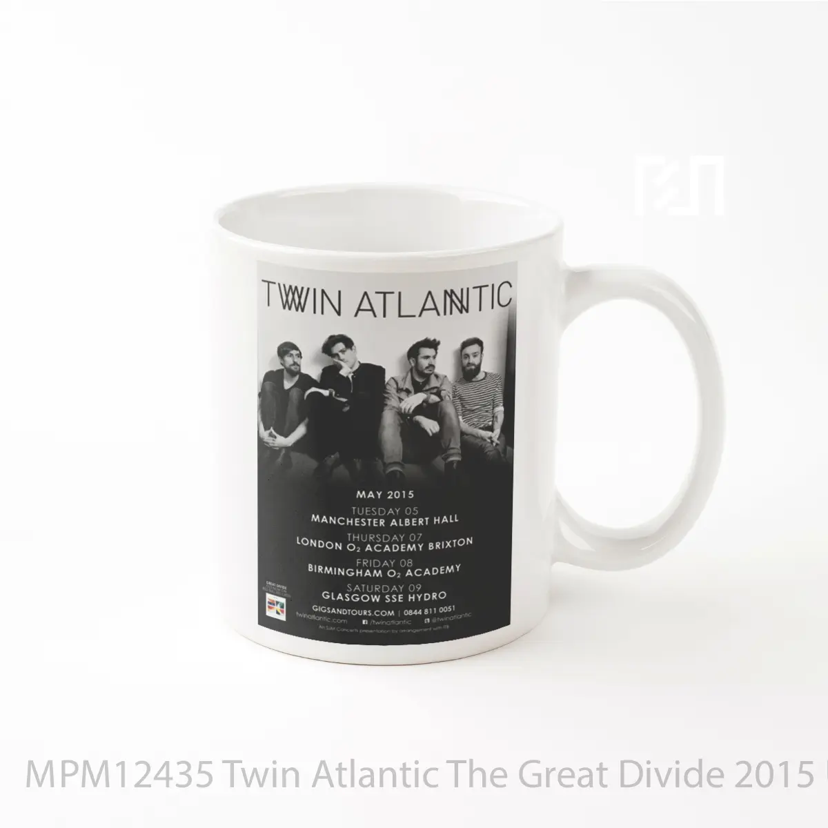 Mug Twin Atlantic The Great Divide 2015 Uk Tour 3 MPM12435