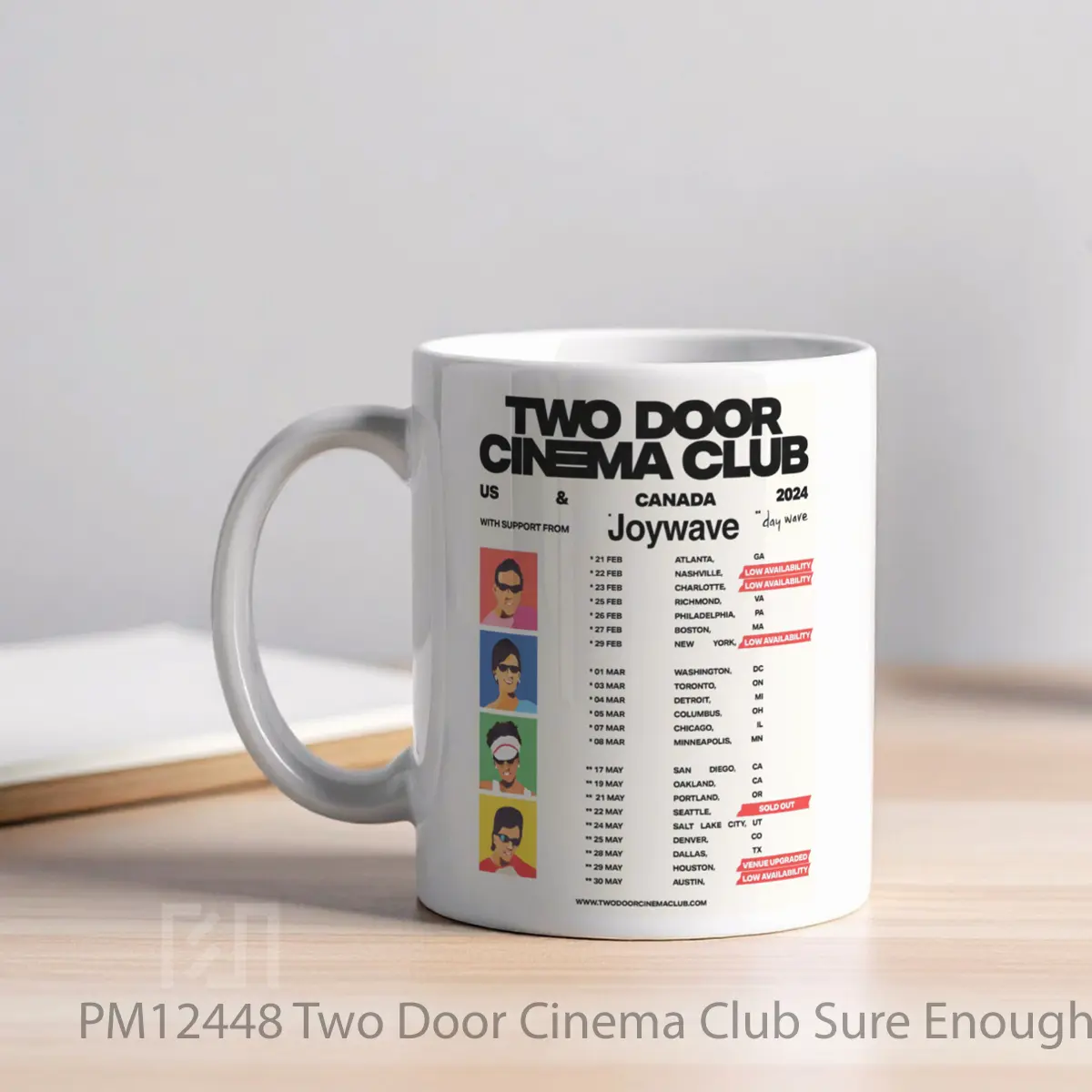 Mug Two Door Cinema Club Sure Enough MPM12448 - All-side / Desain