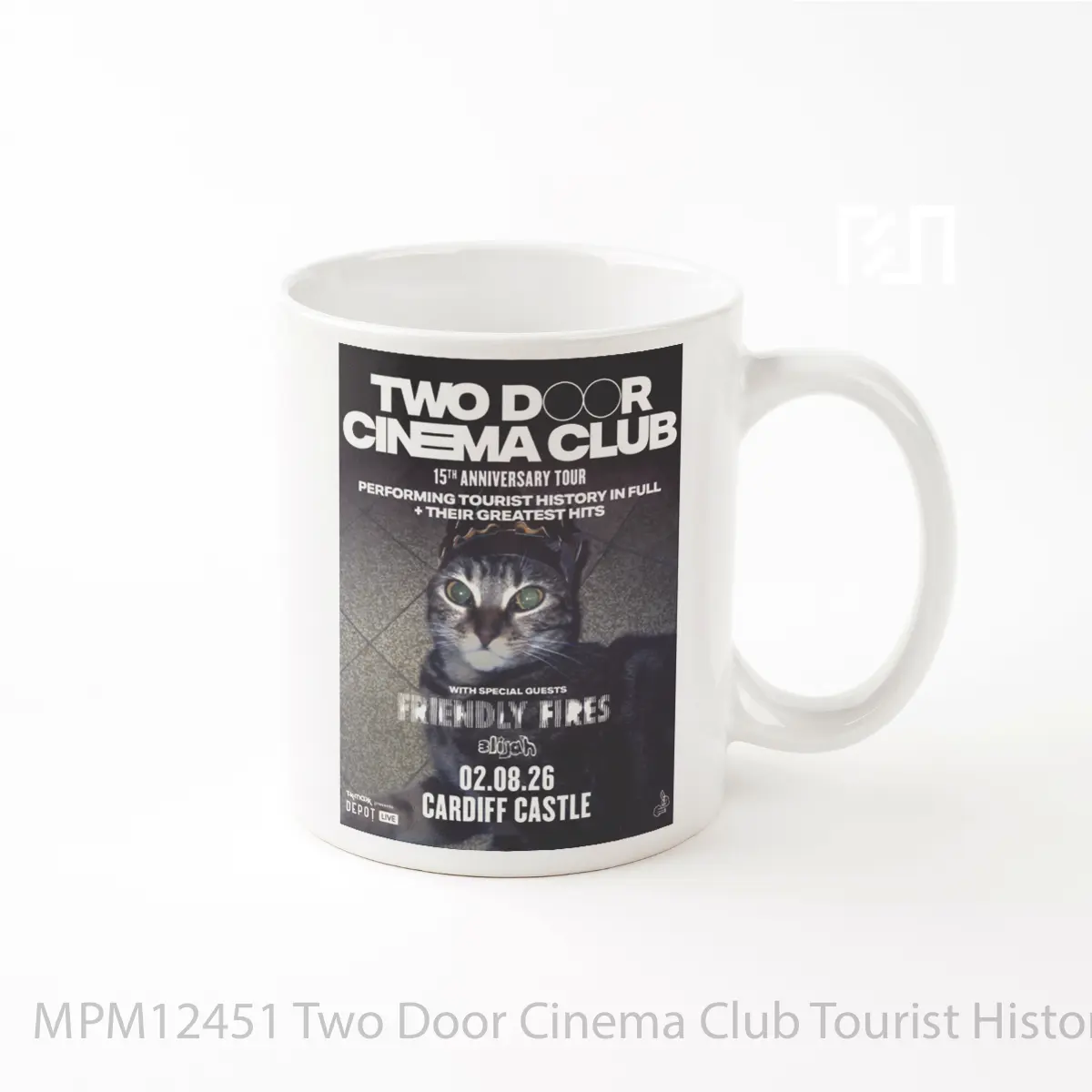 Mug Two Door Cinema Club Tourist History 2026 Uk Tour MPM12451