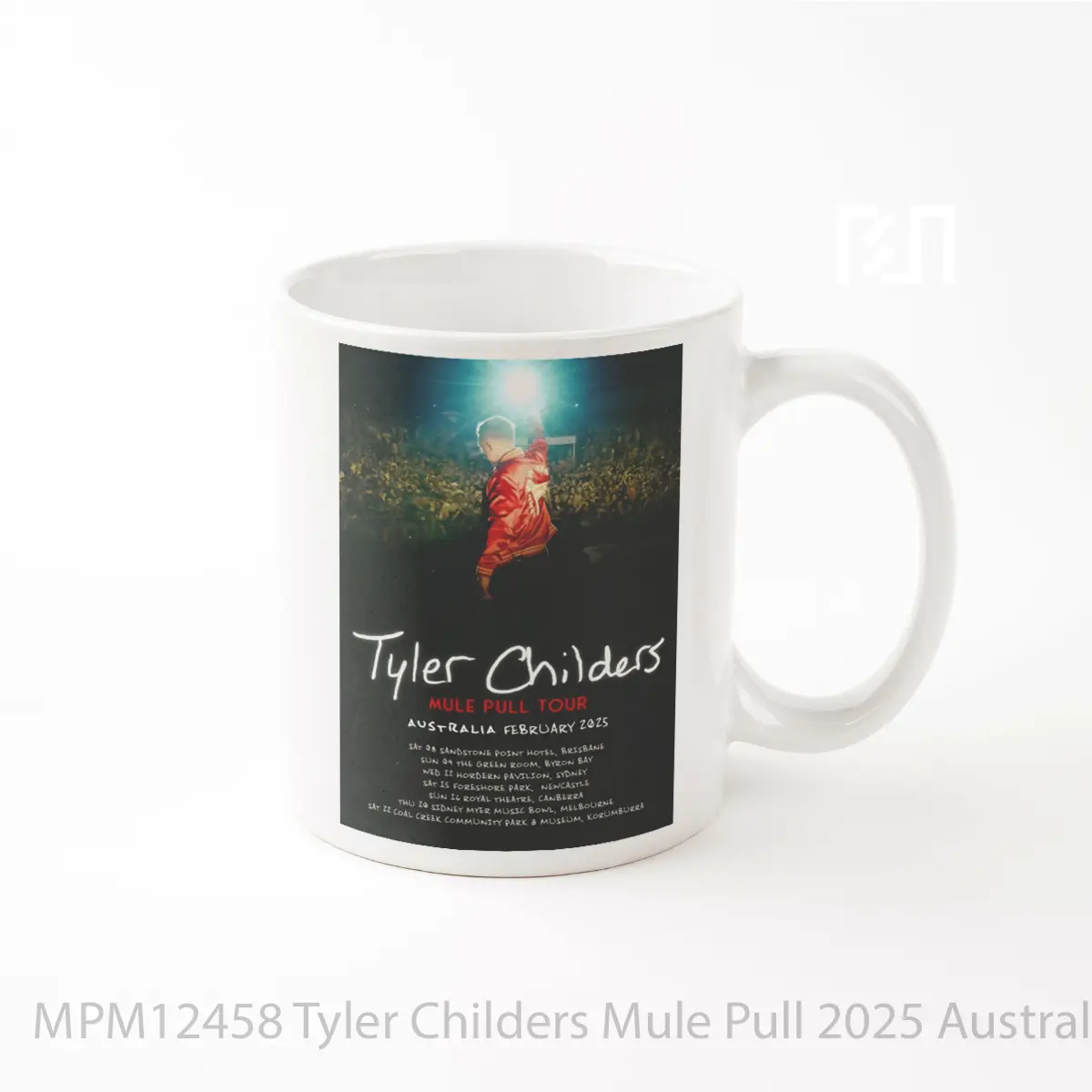 Mug Tyler Childers Mule Pull 2025 Australia Tour Poste MPM12458
