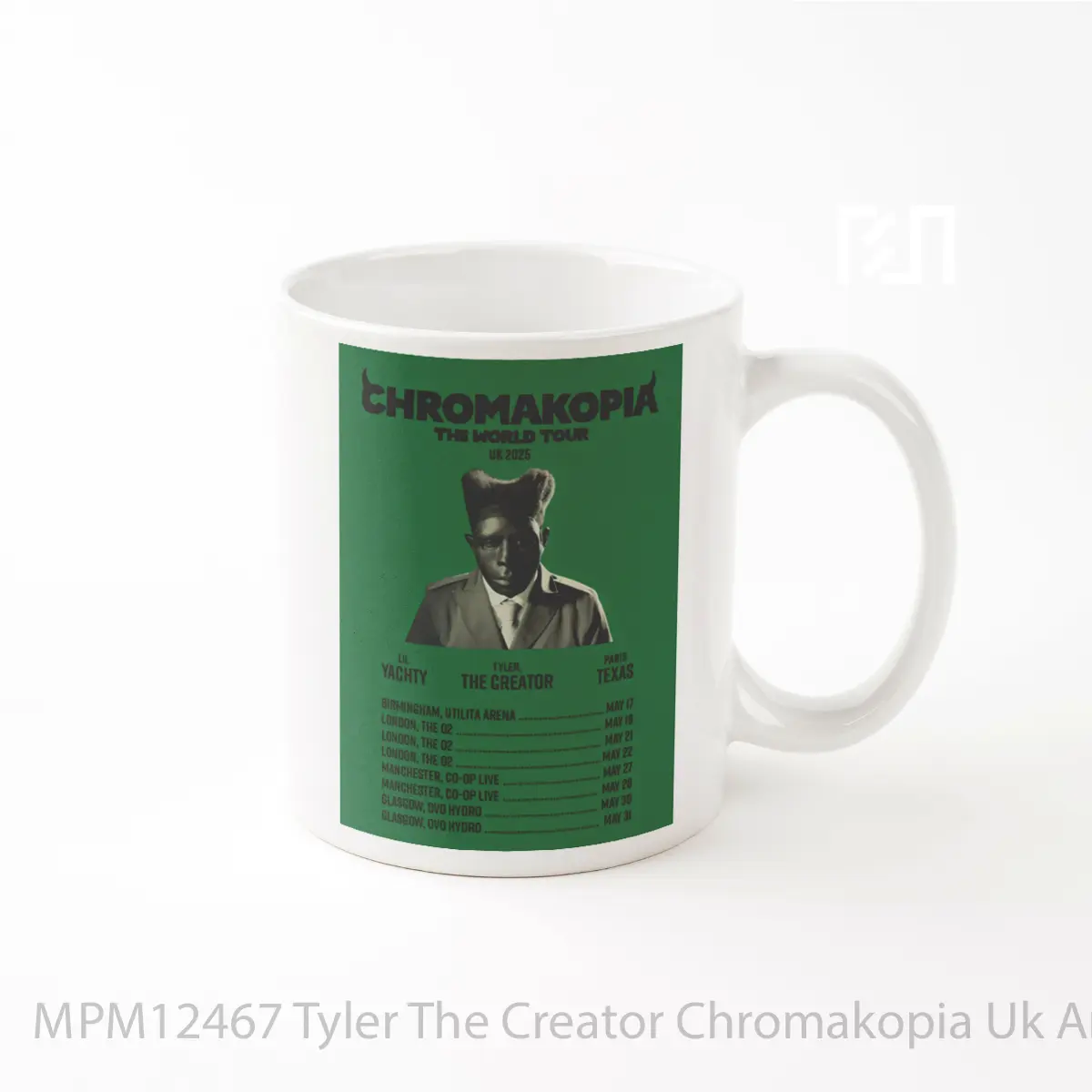 Mug Tyler The Creator Chromakopia Uk Arena Tour 2025 1 MPM12467