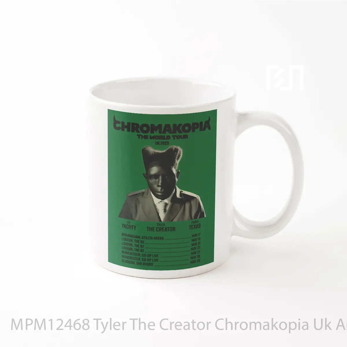 Mug Tyler The Creator Chromakopia Uk Arena Tour 2025 MPM12468