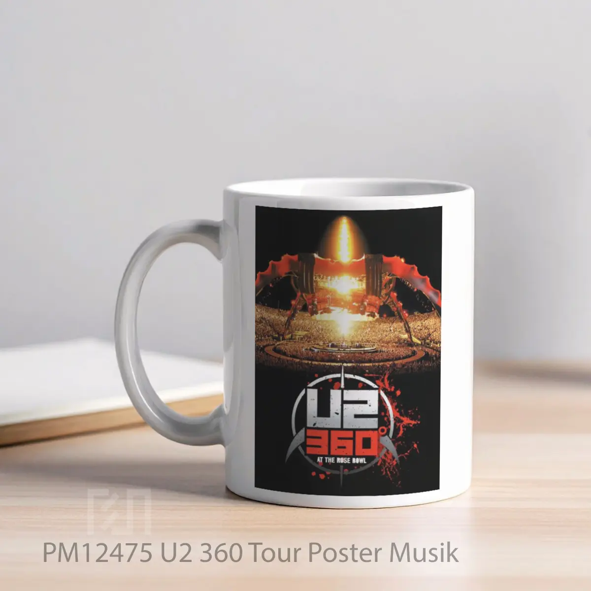 Mug U2 360 Tour MPM12475 - All-side / Desain