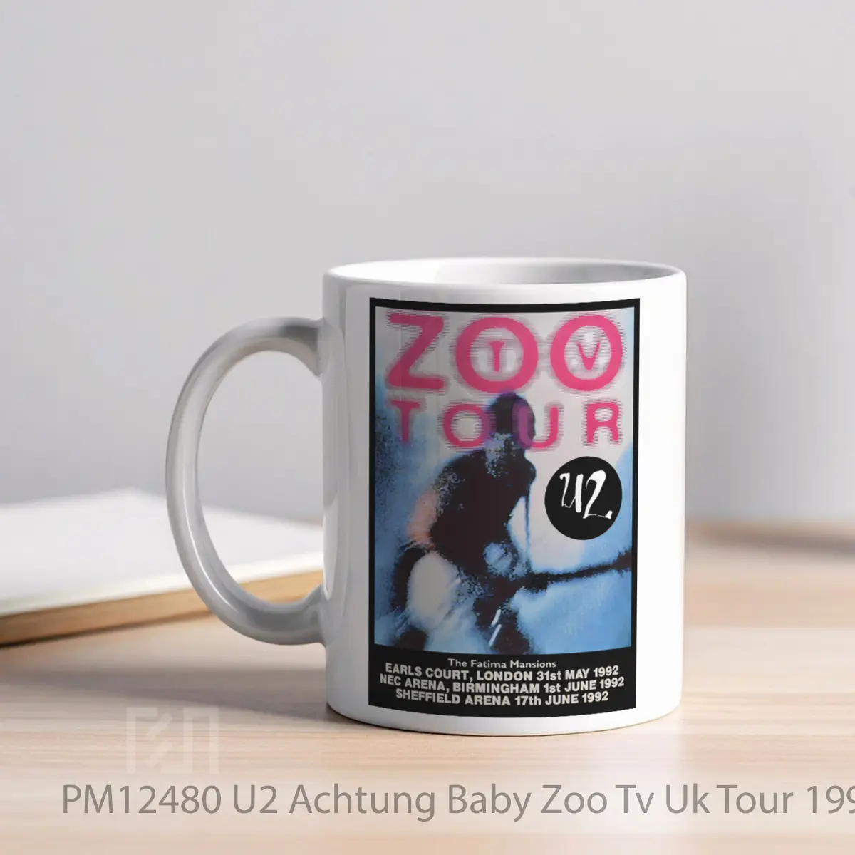 Mug U2 Achtung Baby Zoo Tv Uk Tour 1992 MPM12480 - All-side / Desain