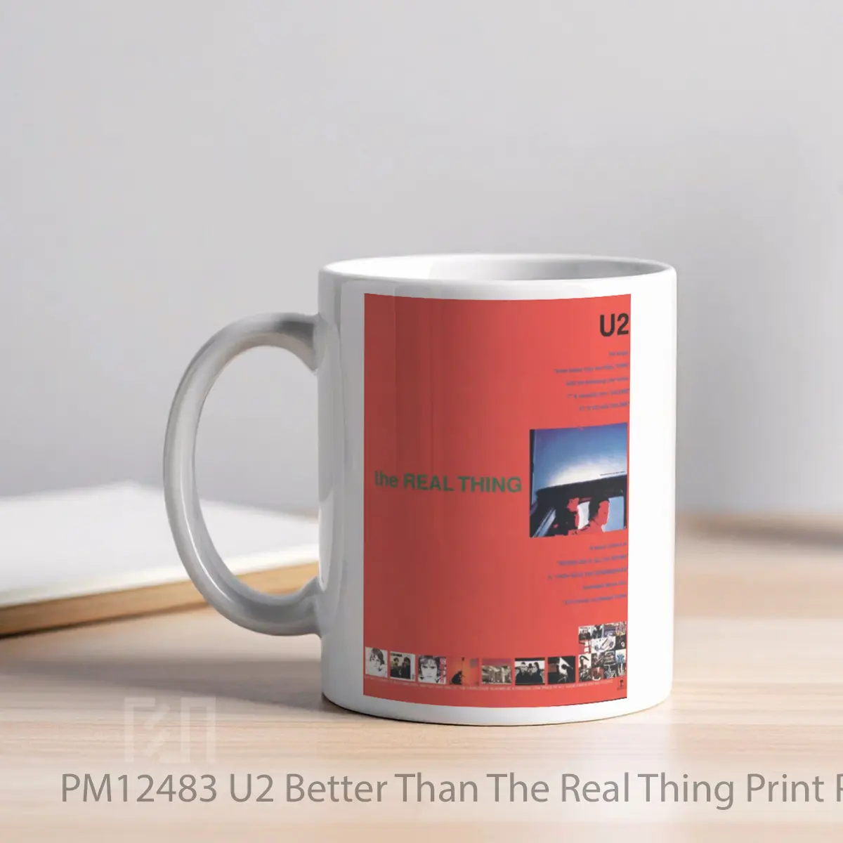 Mug U2 Better Than The Real Thing Print MPM12483 - All-side / Desain