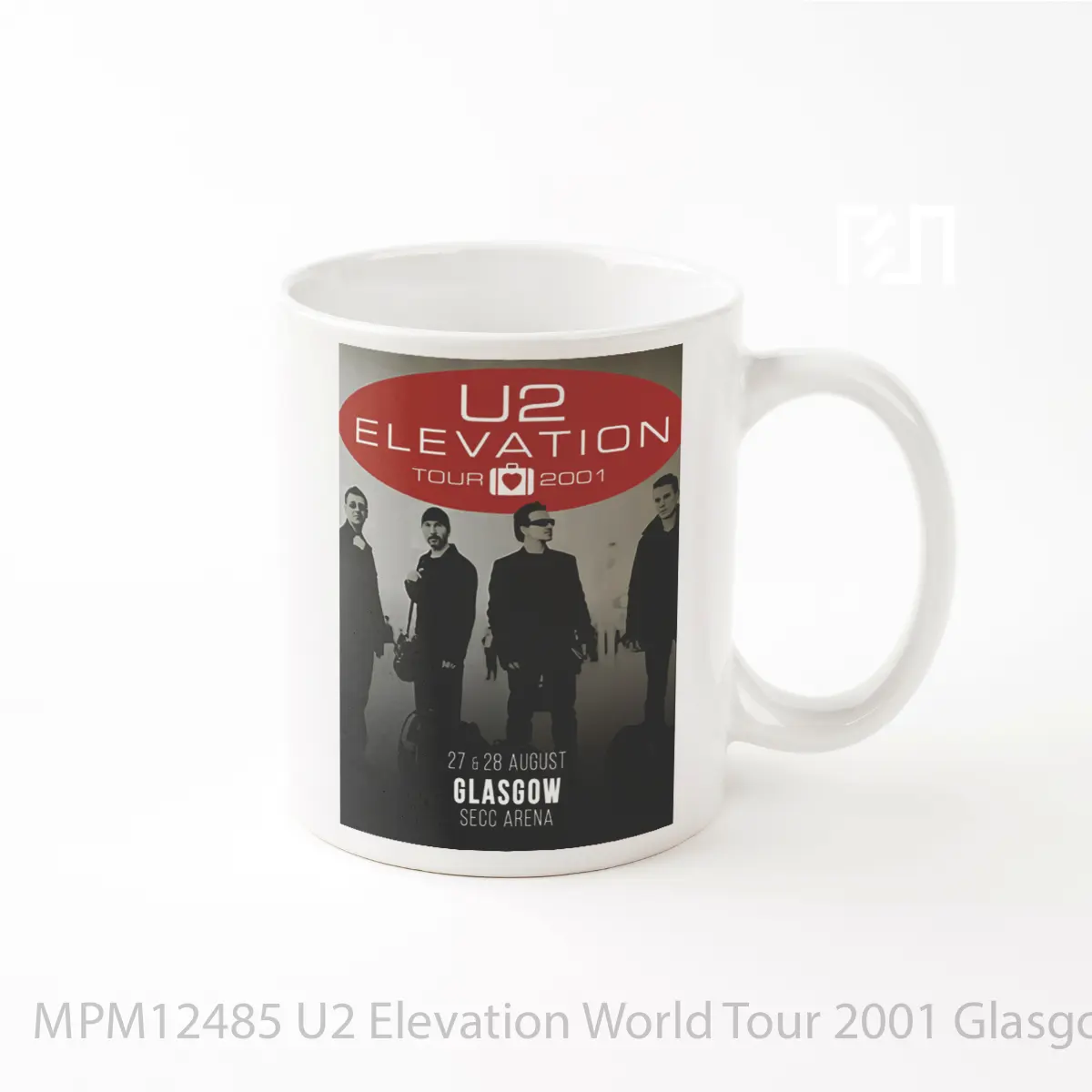 Mug U2 Elevation World Tour 2001 Glasgow MPM12485