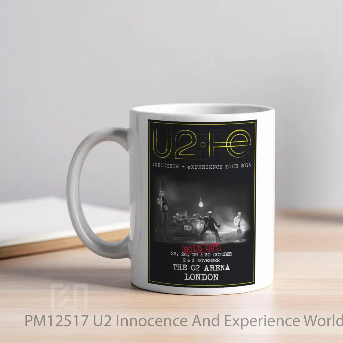 Mug U2 Innocence And Experience World Tour 2015 London MPM12517 - All-side / Desain