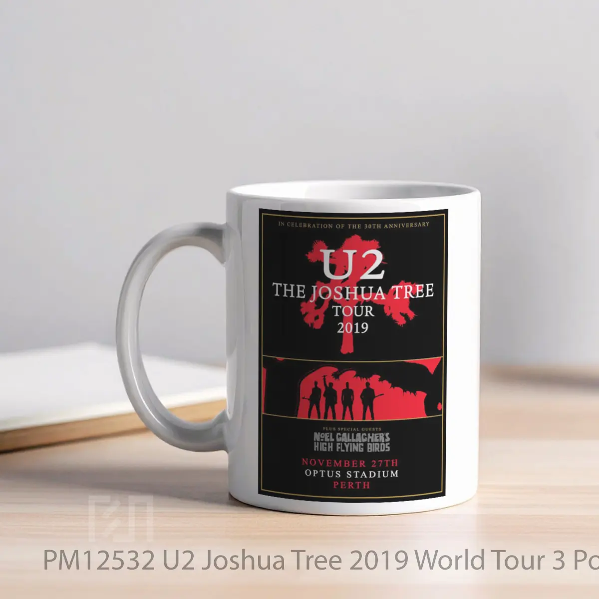 Mug U2 Joshua Tree 2019 World Tour 3 MPM12532 - All-side / Desain