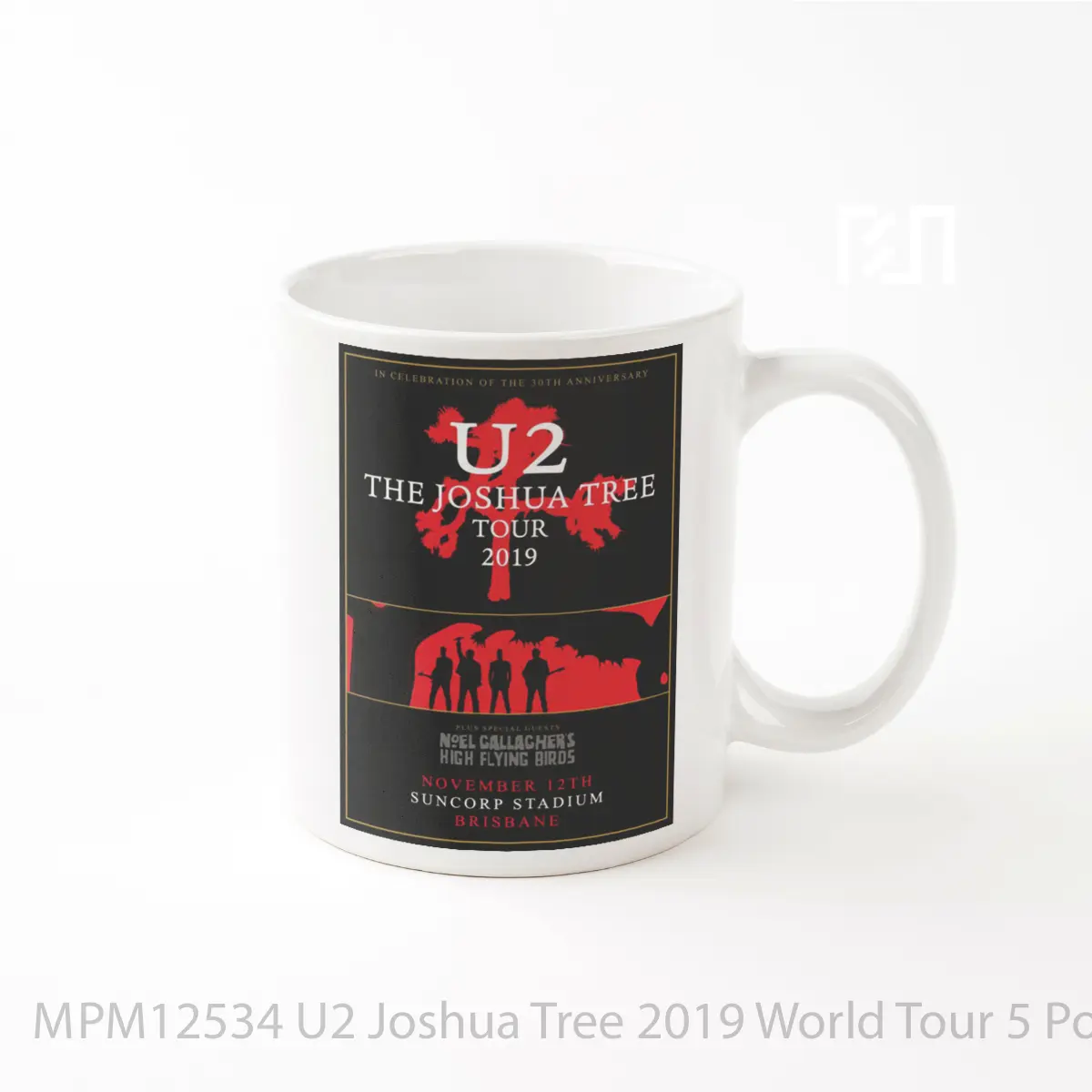Mug Keramik Premium SNI - Mug U2 Joshua Tree 2019 World Tour 5 MPM12534